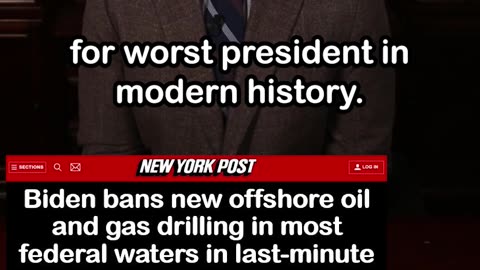 Biden Blocks Offshore Drilling: Last-Minute Move Against Trump