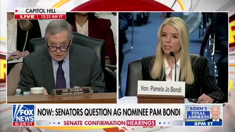 Pam Bondi Stands Her Ground, Snaps Back At Dick Durbin's 'Gotcha' Question