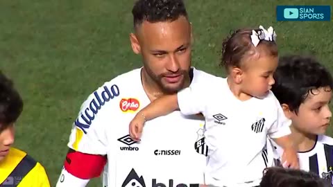 NEYMAR MARCOU SEU 1° GOL APÓS 12 ANOS NA VOLTA AO SANTOS E DESTRUIU A PARTIDA COM LINDA ASSISTÊNCIA