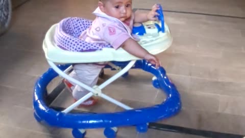 baby in walker