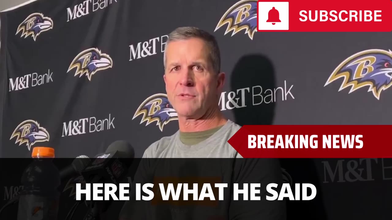 Harbaugh Speaks Out On Mark Andrews Drop