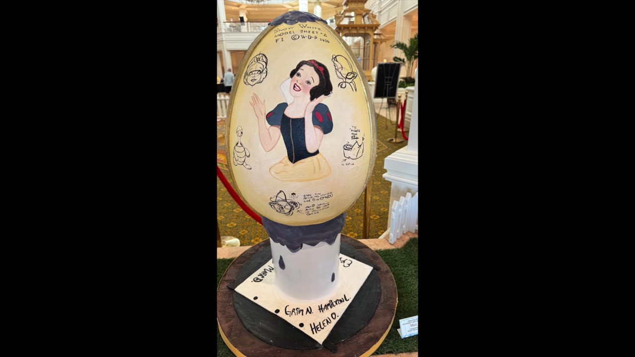 Disney Grand Floridian Easter Display 2025