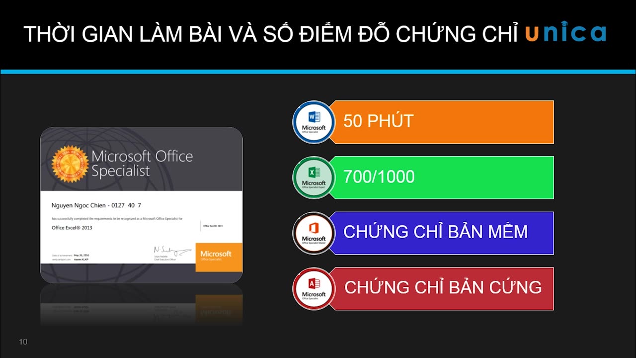 Bài 2 Chứng chỉ MOS