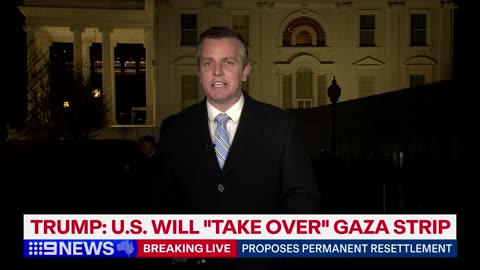 Donald Trump announces US will take over Gaza strip | 9 News Australia