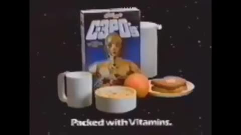 Star Wars C3P0's Cereal Commercial from 1982