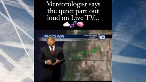 Meteorologist says the quite part out loud on Live TV (Geoengineering ⧸ Chemtrails)