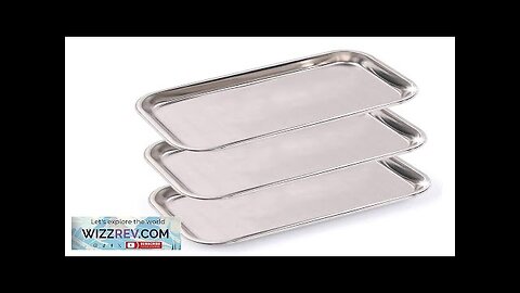 3 Pack Professional Medical Surgical Stainless Steel Dental Procedure Tray Thickening Lab Review