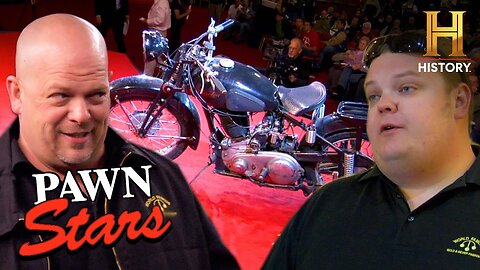 Pawn Stars: X-TREMELY Rare 1942 Sarolea Motorcycle (Season 2)