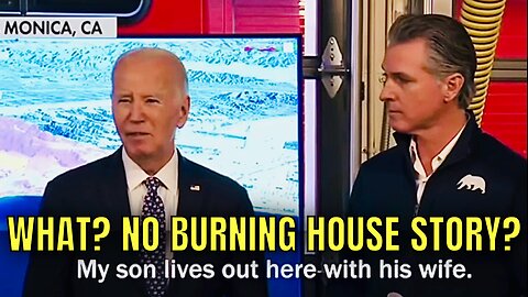 Joe’s Handlers RUSH Press out of the room, as Biden Struggles at California Fire Briefing