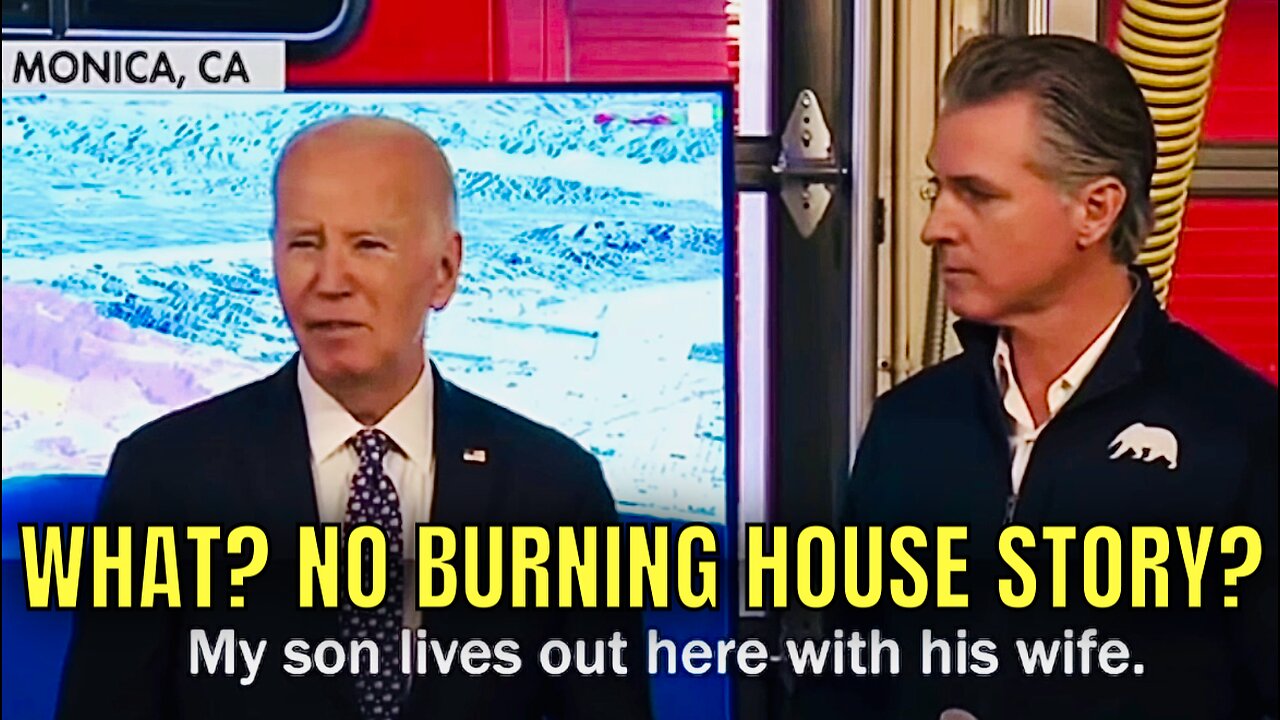 Joe’s Handlers RUSH Press out of the room, as Biden Struggles at California Fire Briefing