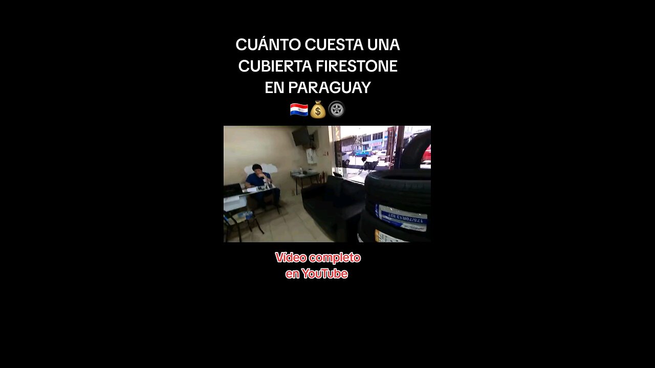 CUÁNTO CUESTA UNA CUBIERTA FIRESTONE EN PARAGUAY 🇵🇾💰🛞