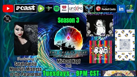 TETSU S3E4 with special guest Sarah Garcia MoonGirl Mistress of the Paranormal