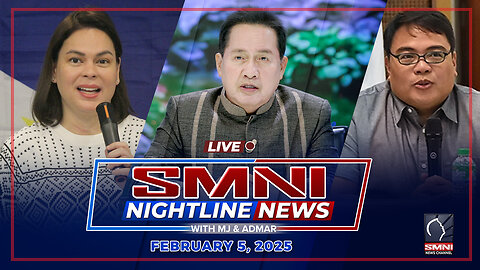 LIVE: SMNI Nightline News with MJ Mondejar & Admar Vilando | February 5, 2025 - Miyerkules