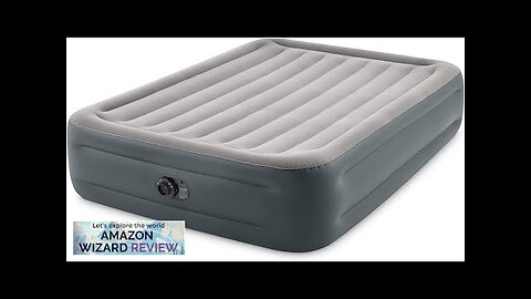 INTEX 64125ED Dura-Beam Plus Essential Rest Air Mattress: Fiber-Tech – Queen Size Review