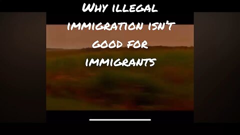 Why Illegal Immigration Is Not Good Immigrants