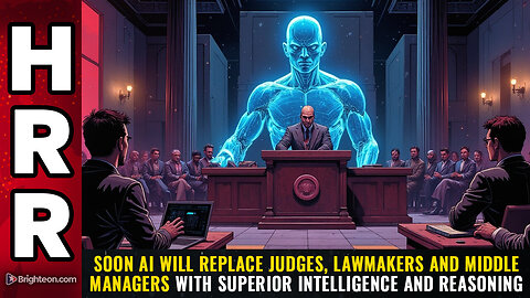 Soon, WILL AI will REPLACE judges, lawmakers and middle managers...