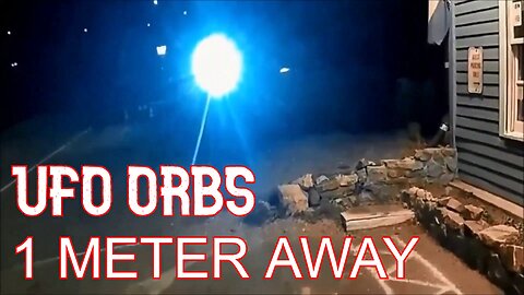 UFO ORBS 1 METER AWAY NEW JERSEY