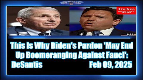 This Is Why Biden's Pardon 'May End Up Boomeranging Against Fauci' DeSantis