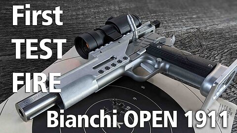 First Test Fire of Bianchi Cup Open 1911