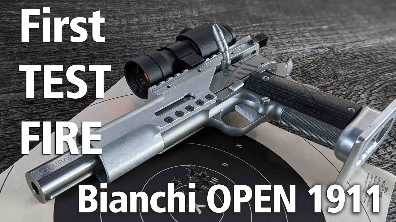 First Test Fire of Bianchi Cup Open 1911