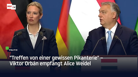 "Treffen von einer gewissen Pikanterie" – Viktor Orbán empfängt Alice Weidel