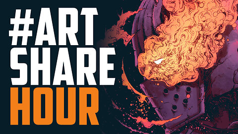 ART SHARE Ep #60 - Drawtisms, Pencils, Inks, Comic Book Art, Paintings & ROB