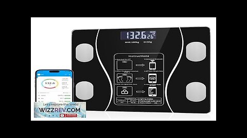 Smart Body Fat Scale with Led Display Digital Bathroom Scale Review