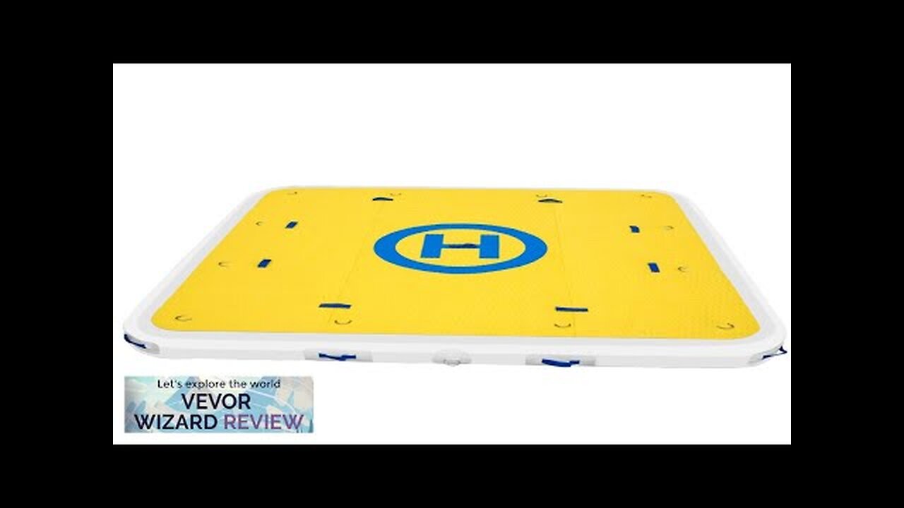 VEVOR Inflatable Dock Platform 7’x7’x6” Inflatable Dock 10- to 12-Person Inflatable Review