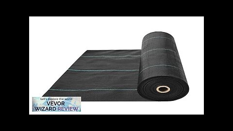 VEVOR Weed Barrier Landscape Fabric 6*300FT Heavy Duty Woven PP Weed Control Review