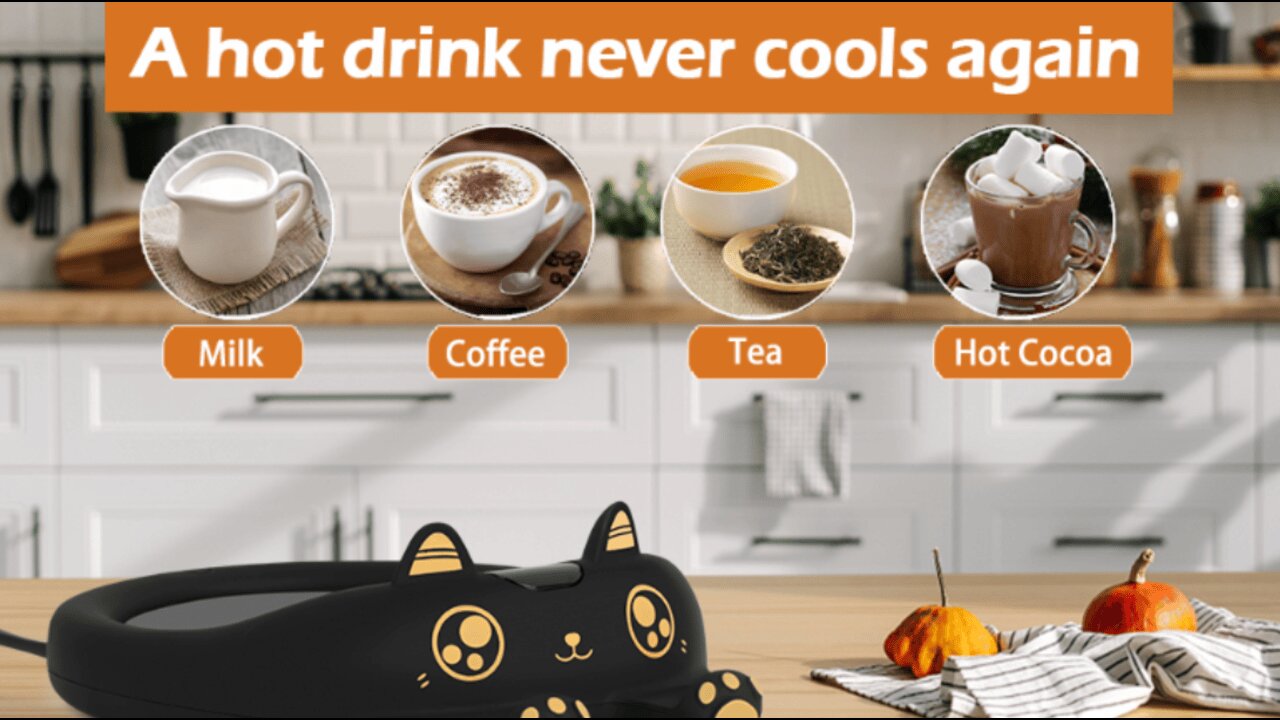 PUSEE Mug Warmer,Coffee Warmer for Desk Candle Warmer Auto Shut Off,Coffee Cup