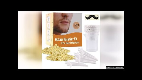 Nose Wax Kit, 100g Wax, 30 Applicators. Nose Ear Hair Instant Removal Review