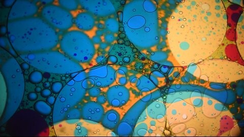 Liquid Oil Wheels projections! Visual effects ASMR and chill video liquid effects