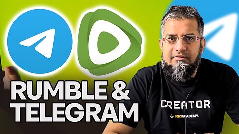 Rumble & Telegram | رمبل اور ٹیلی گرام | Zeeshan Usmani