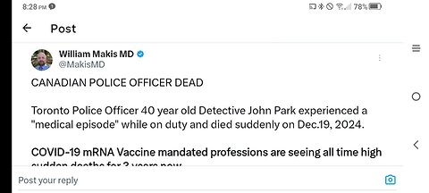 Canadian Detective Killed by Vax