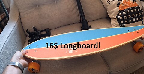 16$ Longboard that included shipping? Lets see what you get for that price.