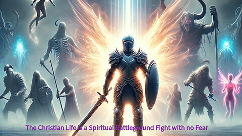 The Christian life is a Spiritual War-Fight with No Fear
