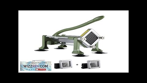 VEVOR French Fry Cutter Stainless Steel Potato Vegetable Slicer Chopper 3 Blades Review