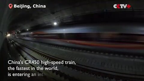 World's fastest high speed train CR450 undergoing rigorous testing