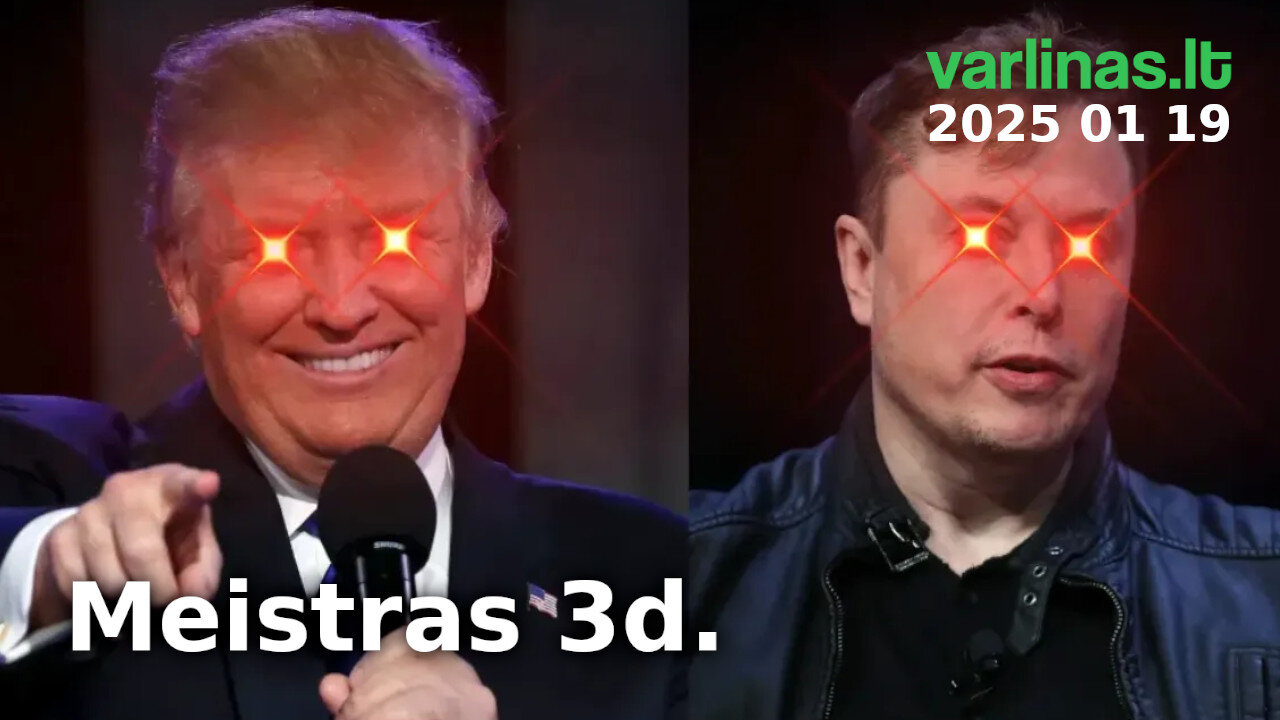 Varlinas tiesiogiai - 2025 01 19 - Meistras 3d. / Klausimai - atsakymai