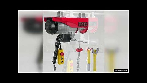 VEVOR Electric Hoist 1760lbs with 14ft Wired Remote Control Electric Hoist 110 Review