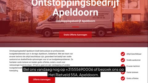 Ontstoppingsbedrijf Apeldoorn – Dé Loodgieter voor al uw Verstoppingen!