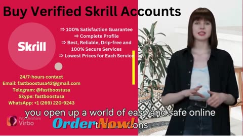 Buy verified Skrill accounts