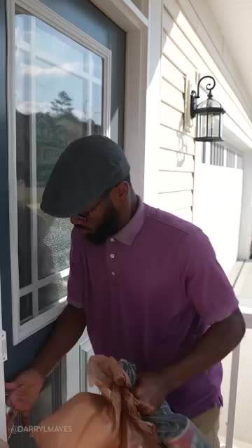 When you lock parents out of the house