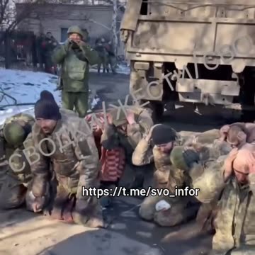 A large number of AFU soldier, who were taken in Kursk.