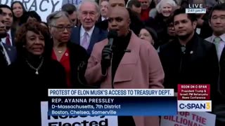 Rep. Ayanna Pressley calls for violence: "I want to say to our Rep colleagues -- pay attention"