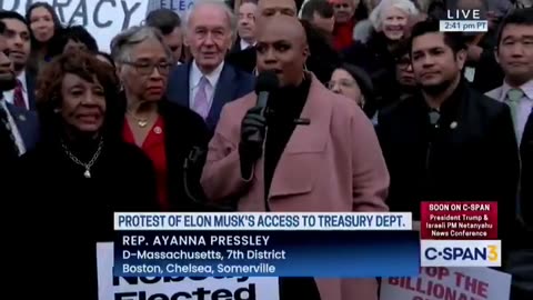 Rep. Ayanna Pressley calls for violence: "I want to say to our Rep colleagues -- pay attention"