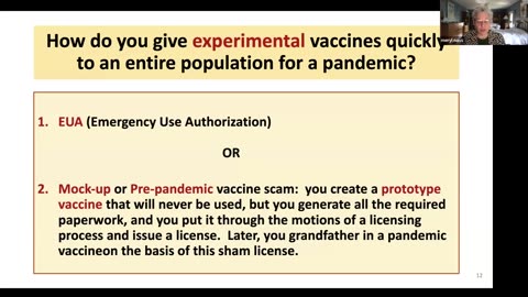 Mock-up or Pre-pandemic Vaccine Scam