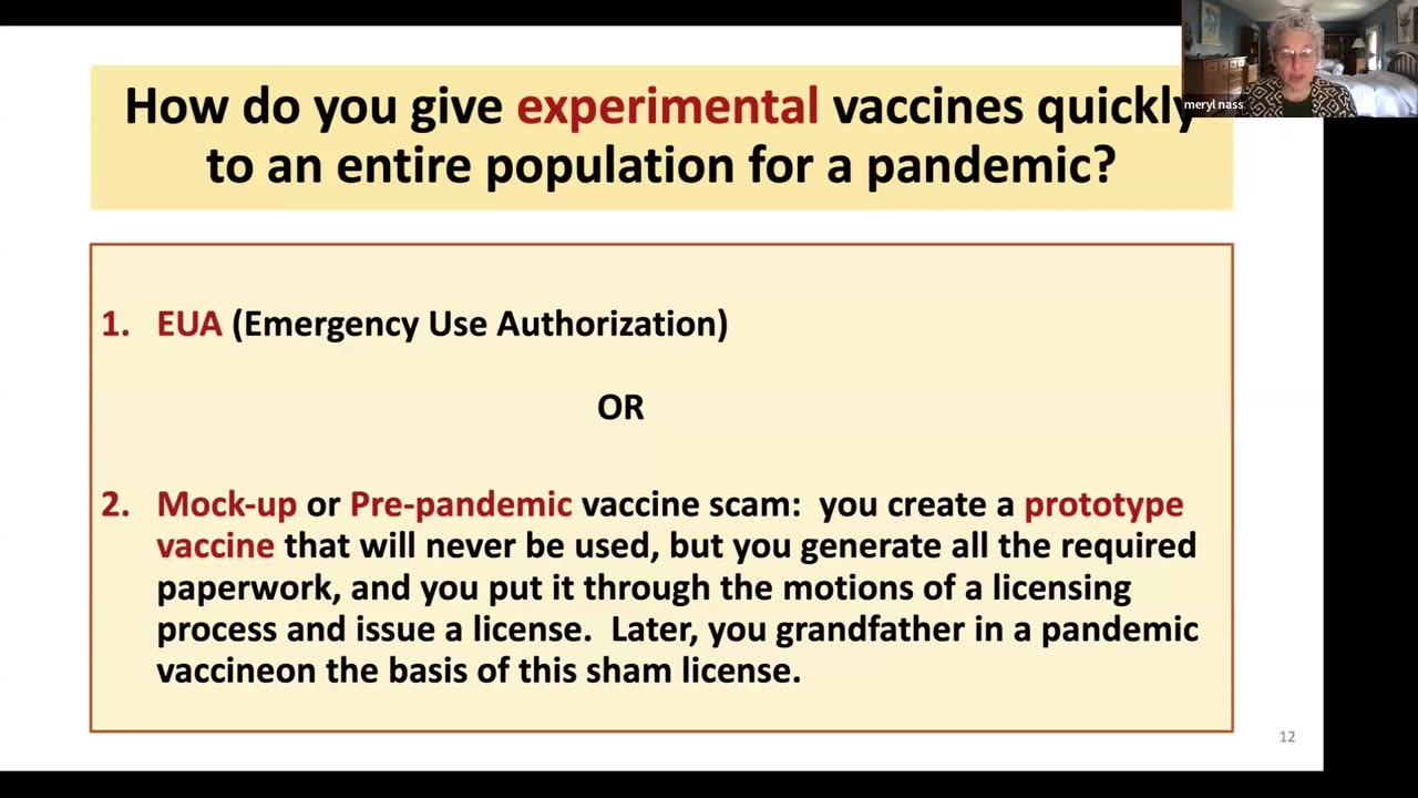 Mock-up or Pre-pandemic Vaccine Scam