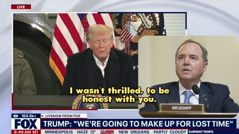 President Trump Brutally Roasts Adam Schiff When Asked Why Schiff Refused to Go With Him to CA