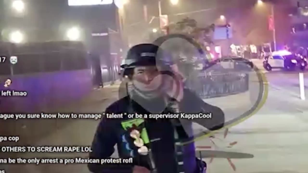 Twitch Streamer Banned Trolling Cops at Los Angeles ICE Protest